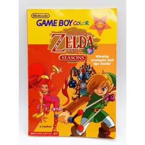 The Legend Of Zelda Oracle Of Seasons Gameboy Color 1st Scholastic Printing 2001